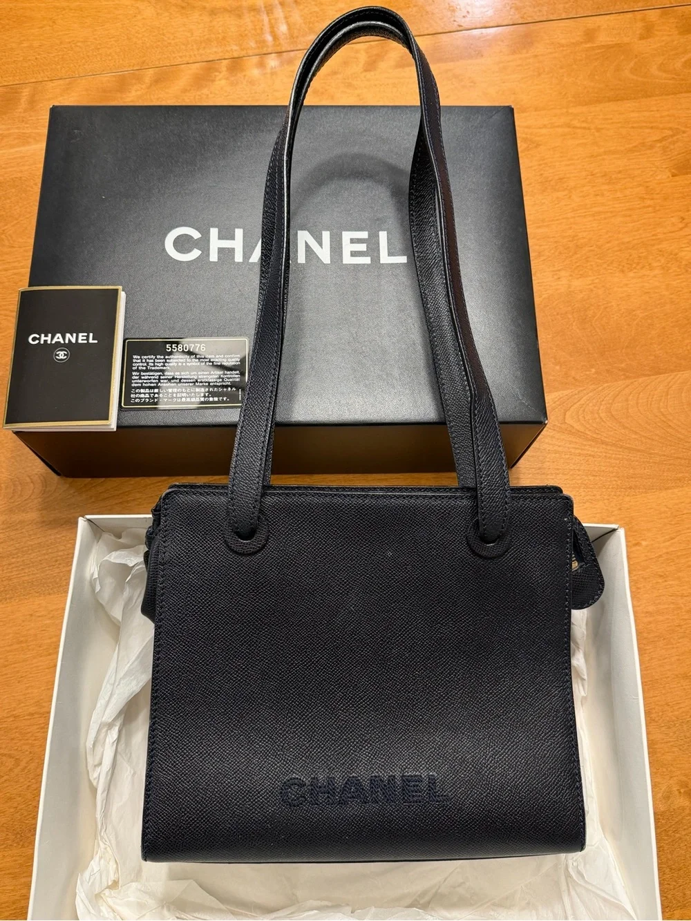 CHANEL Caviar Leather Shoulder Bag